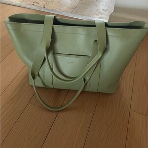 Monos Metro Tote Leather Tote Travel Bag